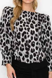 Blusa animal print