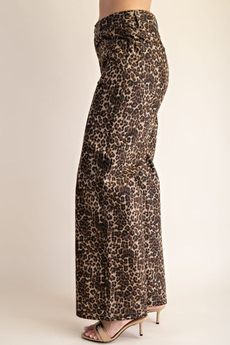 Pantalon animal print