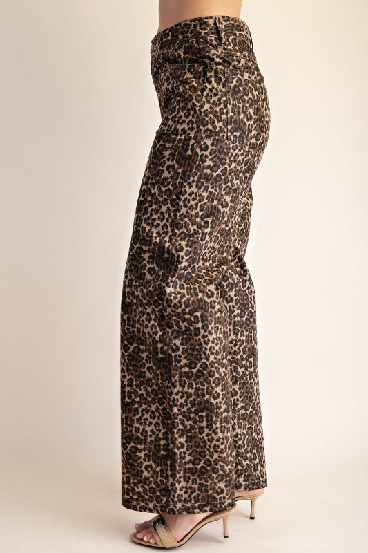 Pantalon animal print