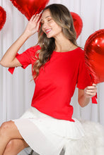 Cargar imagen en el visor de la galería, Top rojo con lazo