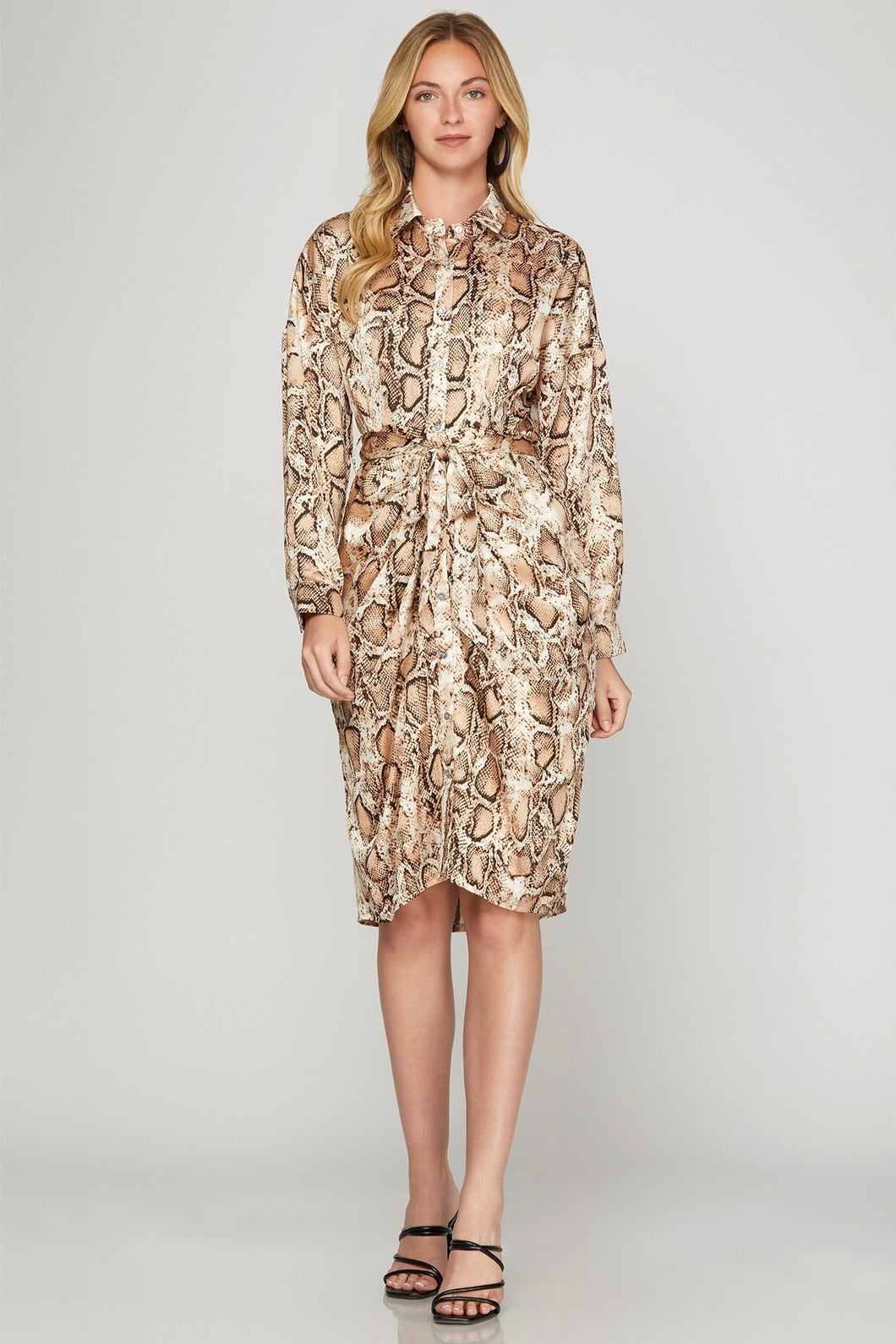 Vestido animal print