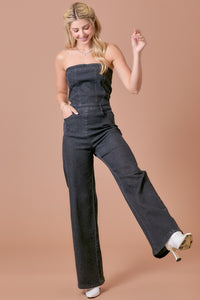 Jumpsuit negro straples