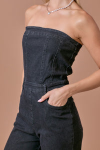 Jumpsuit negro straples