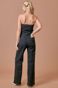 Jumpsuit negro straples