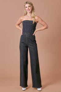 Jumpsuit negro straples