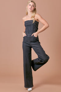 Jumpsuit negro straples