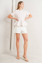 Cargar imagen en el visor de la galería, Top blanco y rosado