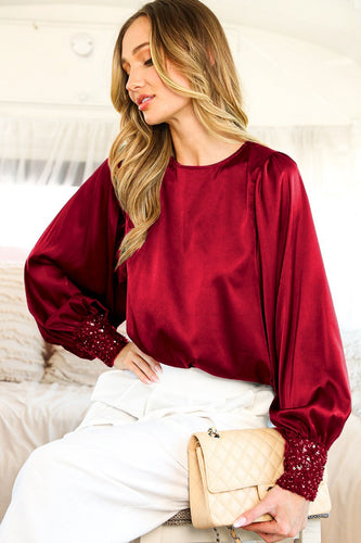 Blusa color vino