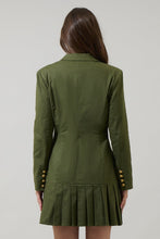 Cargar imagen en el visor de la galería, Vestido verde Plisado