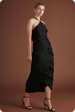 Cargar imagen en el visor de la galería, Vestido negro halter