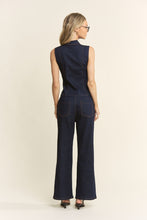 Cargar imagen en el visor de la galería, Set Denim Dark Blue (Chaleco + Pantalón)
