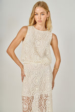 Cargar imagen en el visor de la galería, Set Crochet Ivory Midi
