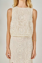 Cargar imagen en el visor de la galería, Set Crochet Ivory Midi