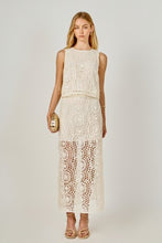 Cargar imagen en el visor de la galería, Set Crochet Ivory Midi