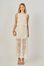 Cargar imagen en el visor de la galería, Set Crochet Ivory Midi