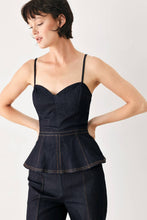 Cargar imagen en el visor de la galería, Jumpsuit denim con detalle peplum