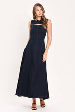 Cargar imagen en el visor de la galería, Vestido denim midi