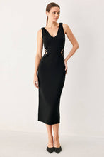 Cargar imagen en el visor de la galería, Vestido midi cut out