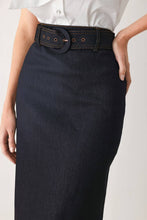 Cargar imagen en el visor de la galería, Falda midi jean
