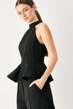 Cargar imagen en el visor de la galería, Top negro halter