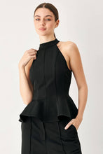 Cargar imagen en el visor de la galería, Top negro halter