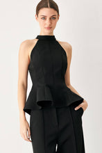 Cargar imagen en el visor de la galería, Top negro halter