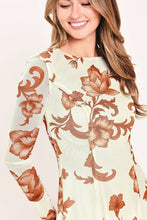 Cargar imagen en el visor de la galería, Vestido midi floral