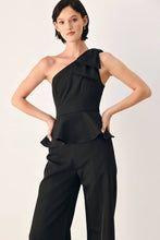 Cargar imagen en el visor de la galería, Jumpsuit negro de un hombro