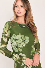 Cargar imagen en el visor de la galería, Vestido de flores midi