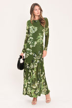 Cargar imagen en el visor de la galería, Vestido de flores midi