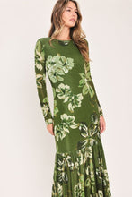 Cargar imagen en el visor de la galería, Vestido de flores midi