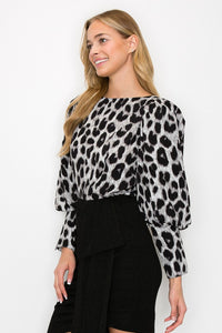 Blusa animal print