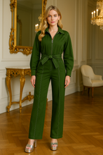 Cargar imagen en el visor de la galería, Jumpsuit verde esmeralda