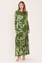Cargar imagen en el visor de la galería, Vestido maxi verde