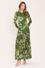 Cargar imagen en el visor de la galería, Vestido maxi verde