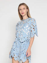 Cargar imagen en el visor de la galería, Set Encaje Floral Azul