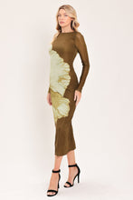 Cargar imagen en el visor de la galería, Vestido midi marron